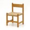 Solid Ash and Straw Seat Chairs, 1970s, Set of 12, Image 5