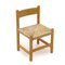 Solid Ash and Straw Seat Chairs, 1970s, Set of 12, Image 4