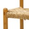 Solid Ash and Straw Seat Chairs, 1970s, Set of 12, Image 11