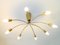 Frühe Spider Deckenlampe mit Acht Leuchten von Kalmar 2