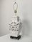 Lámpara estadounidense de cerámica reticulada de Nardini Studio, años 50, Imagen 1