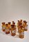 Antique German Amber Glass Apothecary Pharmacy Hand Blown Jars, Set of 13 1