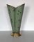 Mid-Century Italian Umbrella Stand in Metal and Brass in the style of Mategot, 1950 5