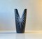 Black Burgundia Vase in Ceramic by Svend Aage Holm-Sørensen for Søholm, 1950s 1