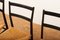 Black Painted Wood Chairs with Cord Mesh Seat by Gio Ponti for Cassina, 1952, Set of 4 9