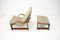 Scandinavian Armchair & Footstool, 1960s, Set of 2, Image 5