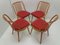 Vintage Suman Chairs & Table from Thonet, Czechoslovakia, 1960s, Set of 5, Image 10