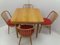 Vintage Suman Chairs & Table from Thonet, Czechoslovakia, 1960s, Set of 5, Image 7
