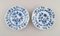 Antique Blue Onion Side Plates in Hand-Painted Porcelain from Stadt Meissen, Set of 5 1
