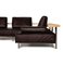 Dono Leather Dark Brown Corner Sofa by Rolf Benz 12