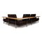 Dono Leather Dark Brown Corner Sofa by Rolf Benz 13