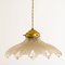 Art Deco French Glass Flower Diamond Chandelier 4