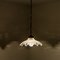 Lámpara de araña francesa Art Déco con flores de vidrio, Imagen 11