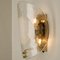 Austrian Glass Brass Wall Lights by J. Kalmar, 1960s, Set of 2 3