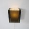 Lampada da parete in vetro acrilico fumé, Francia, anni '60, Immagine 8