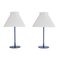 Blue Table Lamps by Flemming Agger for Le Klint, 1970s, Set of 2 1