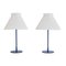 Lámparas de mesa azules de Flemming Agger para Le Klint, años 70. Juego de 2, Imagen 1