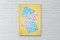 Sol Natalia Roman, Terrazzo Bleu et Rose, 2022, Acrylique sur Papier Aquarelle 5