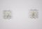 Ice Glass Wall Lights, Set of 2, Image 1