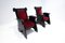 Hungarian Armchairs in Red Velvet by Toroczkai Wigand, 1920s 2