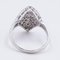 Antique Style Ring in 18K White Gold with Diamonds 4
