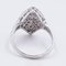Antique Style Ring in 18K White Gold with Diamonds, Image 4