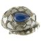 Diamonds Tanzanite Rose Gold & Silver Snake Fashion Ring, Image 1