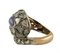 Diamonds Tanzanite Rose Gold & Silver Snake Fashion Ring 2
