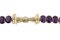 Vintage Rose & White Gold Bracelet With Amethyst & Diamonds, Image 3