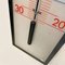 Italian Modern Acrylic Glass & Glass Mercury Wall Thermometer, 1980s, Image 7