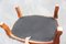 Small French Footstool with Upholstery and Eyelets, Image 6