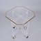 Mid-Century Acrylic and Brass Octagonal Coffee Table with Tray from Christian Dior 14