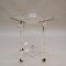 Mid-Century Acrylic and Brass Octagonal Coffee Table with Tray from Christian Dior 10