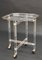 Mid-Century Acrylic and Brass Octagonal Coffee Table with Tray from Christian Dior 12