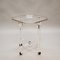 Mid-Century Acrylic and Brass Octagonal Coffee Table with Tray from Christian Dior, Image 13