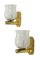 Mid-Century Murano Tessuto Glass and Brass Sconces by Gio Ponti for Venini, 1960s, Set of 2, Image 9