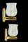 Mid-Century Murano Tessuto Glass and Brass Sconces by Gio Ponti for Venini, 1960s, Set of 2, Image 3