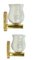 Mid-Century Murano Tessuto Glass and Brass Sconces by Gio Ponti for Venini, 1960s, Set of 2 20