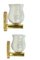 Mid-Century Murano Tessuto Glass and Brass Sconces by Gio Ponti for Venini, 1960s, Set of 2, Image 20