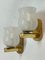 Mid-Century Murano Tessuto Glass and Brass Sconces by Gio Ponti for Venini, 1960s, Set of 2 14