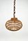 Rattan Globe Pendant Lamp, Italy, 1960s 4