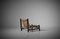 Low Wood and Block Pattern Rope Lounge Chair, France, 1960s, Image 7