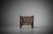 Low Wood and Block Pattern Rope Lounge Chair, France, 1960s, Image 4