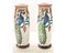 Art Nouveau Handmade Opaline Glass Vases, Set of 2, Image 1