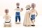 Figurines from Bing & Gröndahl, 1960s, Set of 3 3