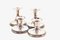 Silver Candleholders from TESI Sweden, Set of 4, Image 1