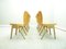 Mid-Century Plywood Dining & Stacking Chairs from Kaderer München, 1950s, Set of 10 5