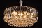 Nickel Crystal Chandelier from Bakalowits & Söhne, 1950s 3