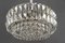 Lustre en Nickel et Cristal de Bakalowits & Söhne, 1950s 2