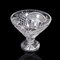 Große englische Vintage Obstschale aus Kristallglas & geschliffenem Glas, 1950 5